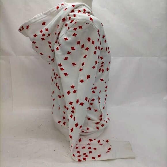 $1795 Authentic DIOR Made in ITALY Women's White Red Hoodie Sweatshirt Sz.XS ? M - Picture 5 of 12